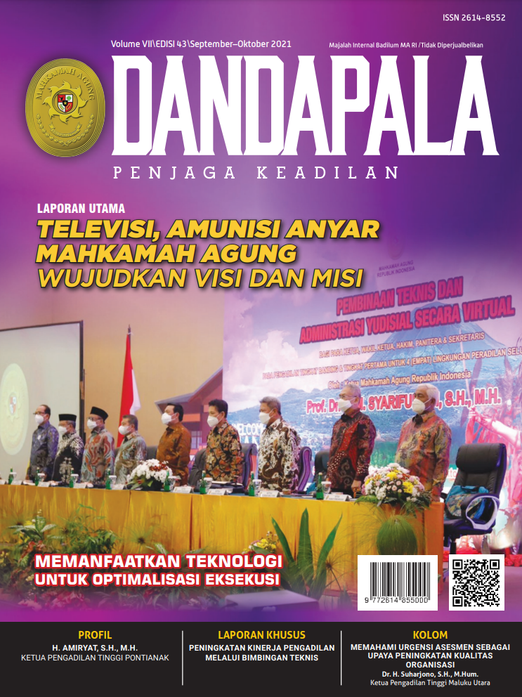 Majalah DANDAPALA Volume VII/Edisi 43 September-Oktober 2021